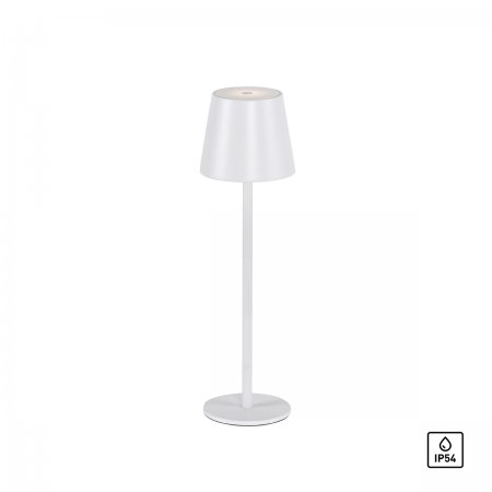 Leuchten Direkt --> im Shop Tischleuchte weiß kaufen Lampen EURIA Leuchten & Akku online LED 19250-16
