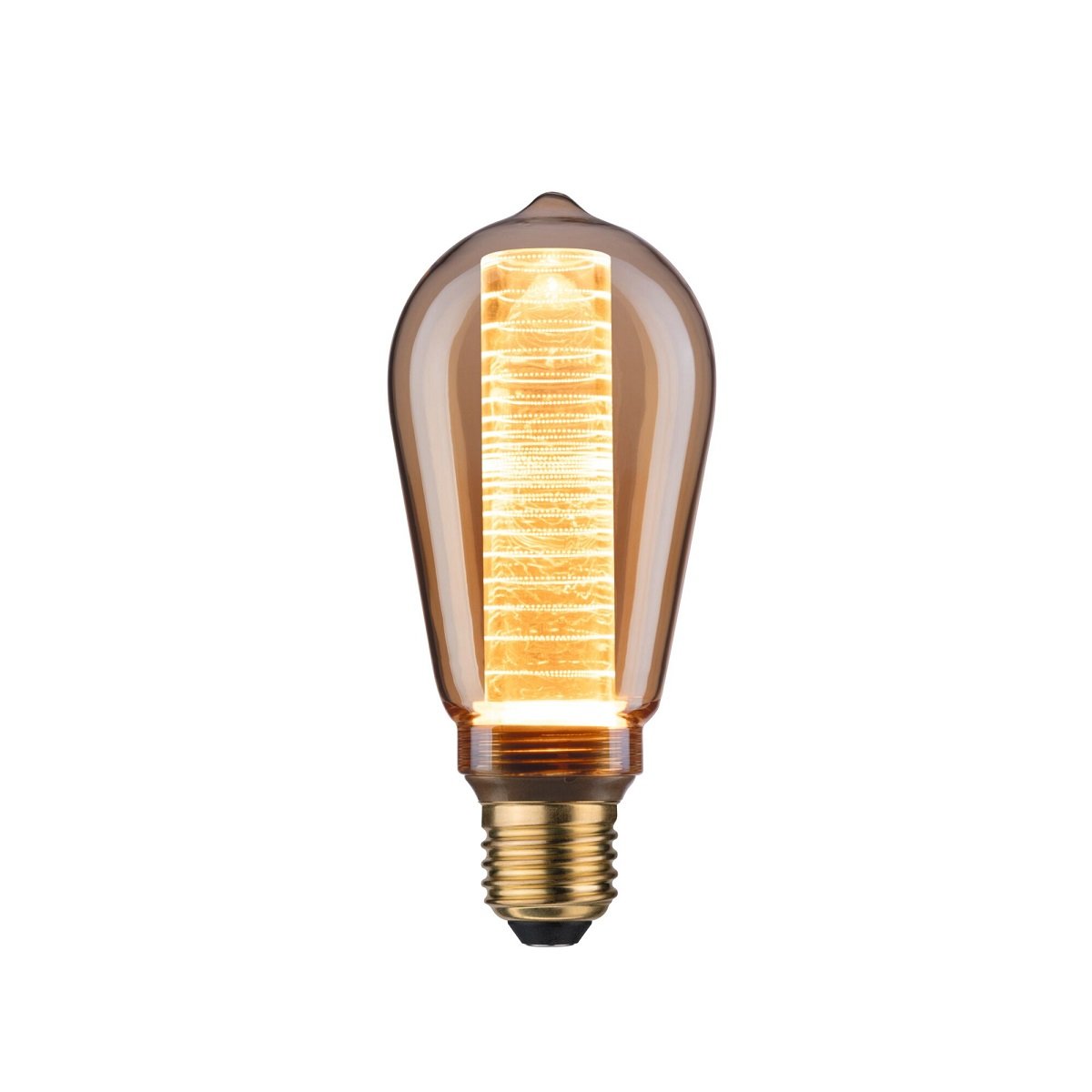Paulmann No. 28599 LED Vintage Kolben ST64 4 Watt E27 Gold Ringmuster
