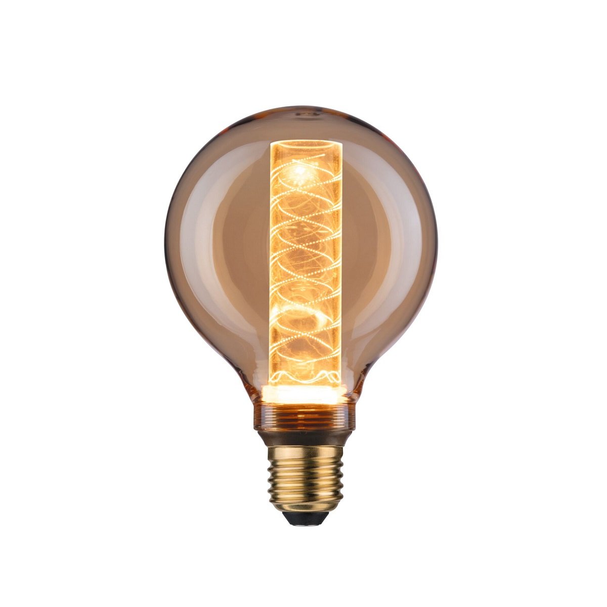 Paulmann No. 28602 LED Vintage Globe G95 4 Watt E27 Gold Spiralmuster