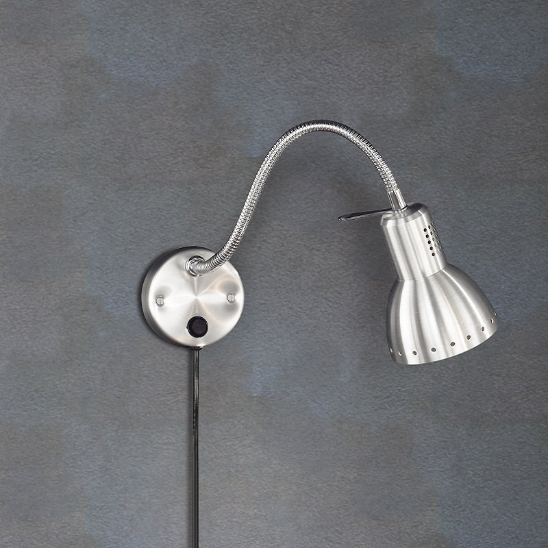 Honsel Leuchten No. 30121-H Wandleuchte Pittsburgh aluminiumfarbig