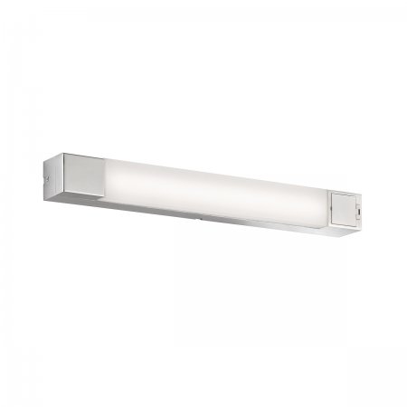 Honsel Leuchten No. 30126 LED Wandleuchte Baabe chrom IP44 Steckdose