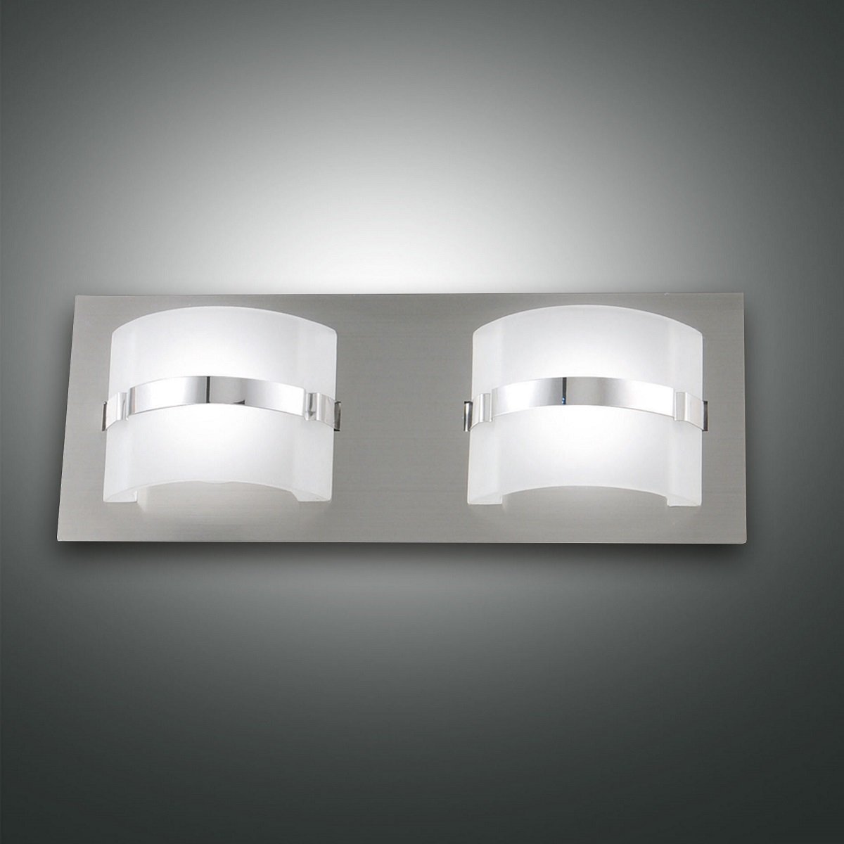 Fabas Luce No 3263 22 178 Wandleuchte Niside 2 Flammig Nickel