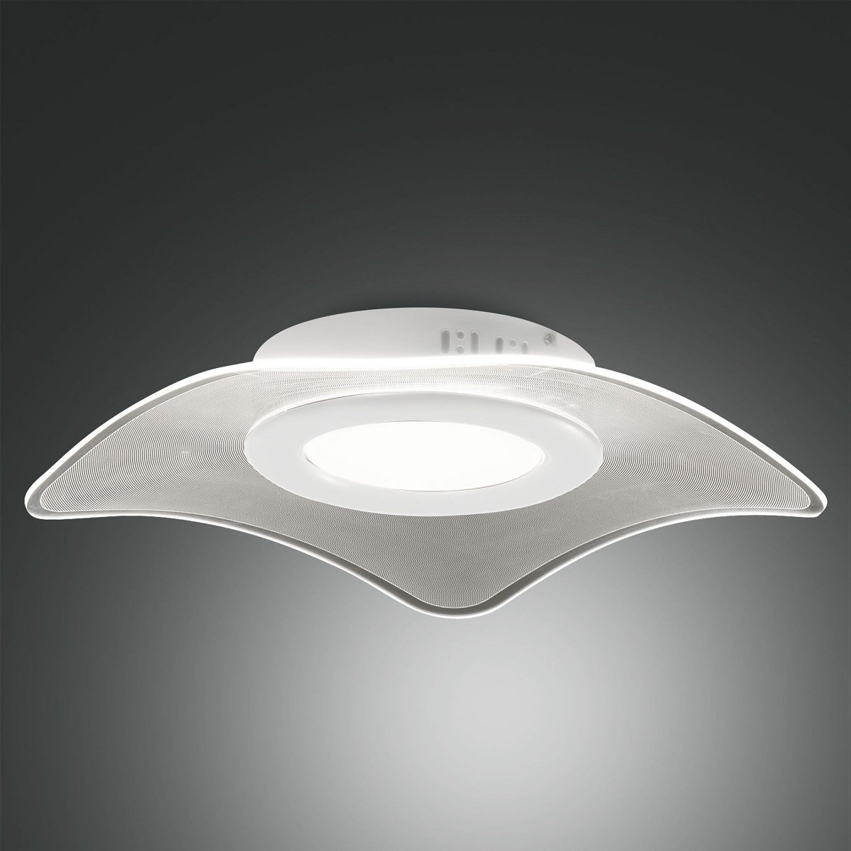 Fabas Luce 3589-65-102 LED Deckenleuchte Ibiza weiss 3000K dimmbar