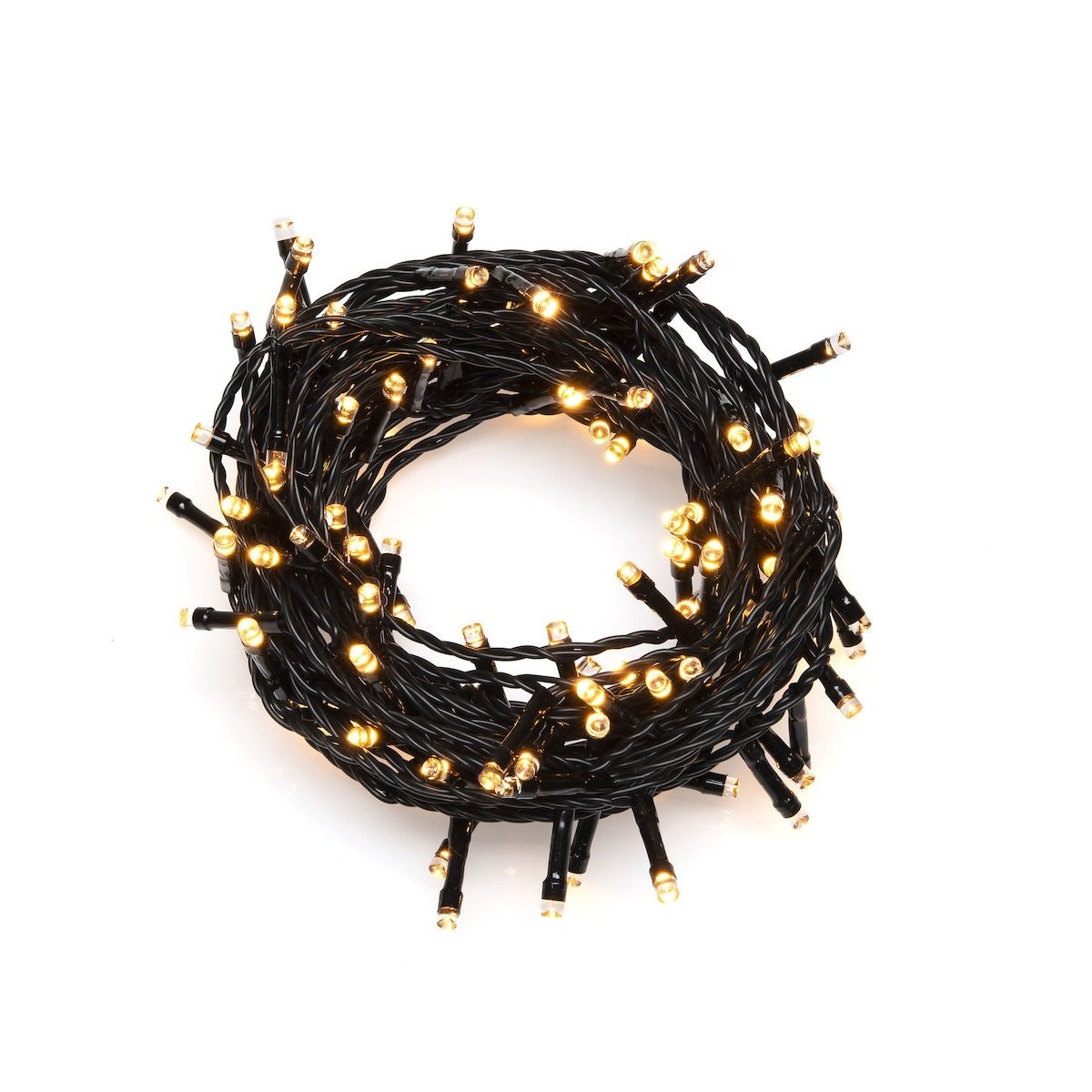 f/ür Au/ßen Konstsmide 3613-800 Micro LED Lichterkette IP44 // VDE gepr/üft // 24V Au/ßentrafo // 200 bernsteinfarbene Dioden // schwarzes Kabel
