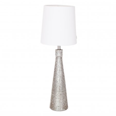By Rydéns 4002090-6508 Tischleuchte Lofty Slim H 54 cm satin Schirm weiß  --> Leuchten & Lampen online kaufen im Shop