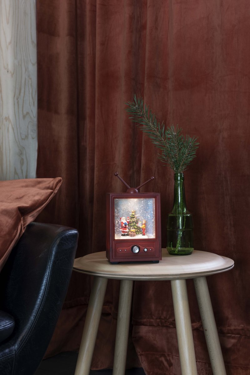 KONSTSMIDE No 4372 000 LED Fernseher mit Weihnachtsmann