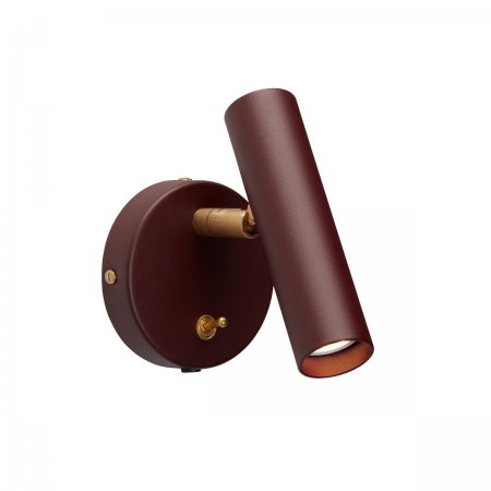 Belid Slender Wandleuchte dunkelrot GU4 mit Kabel --> Leuchten & Lampen  online kaufen im Shop lightkontor.de
