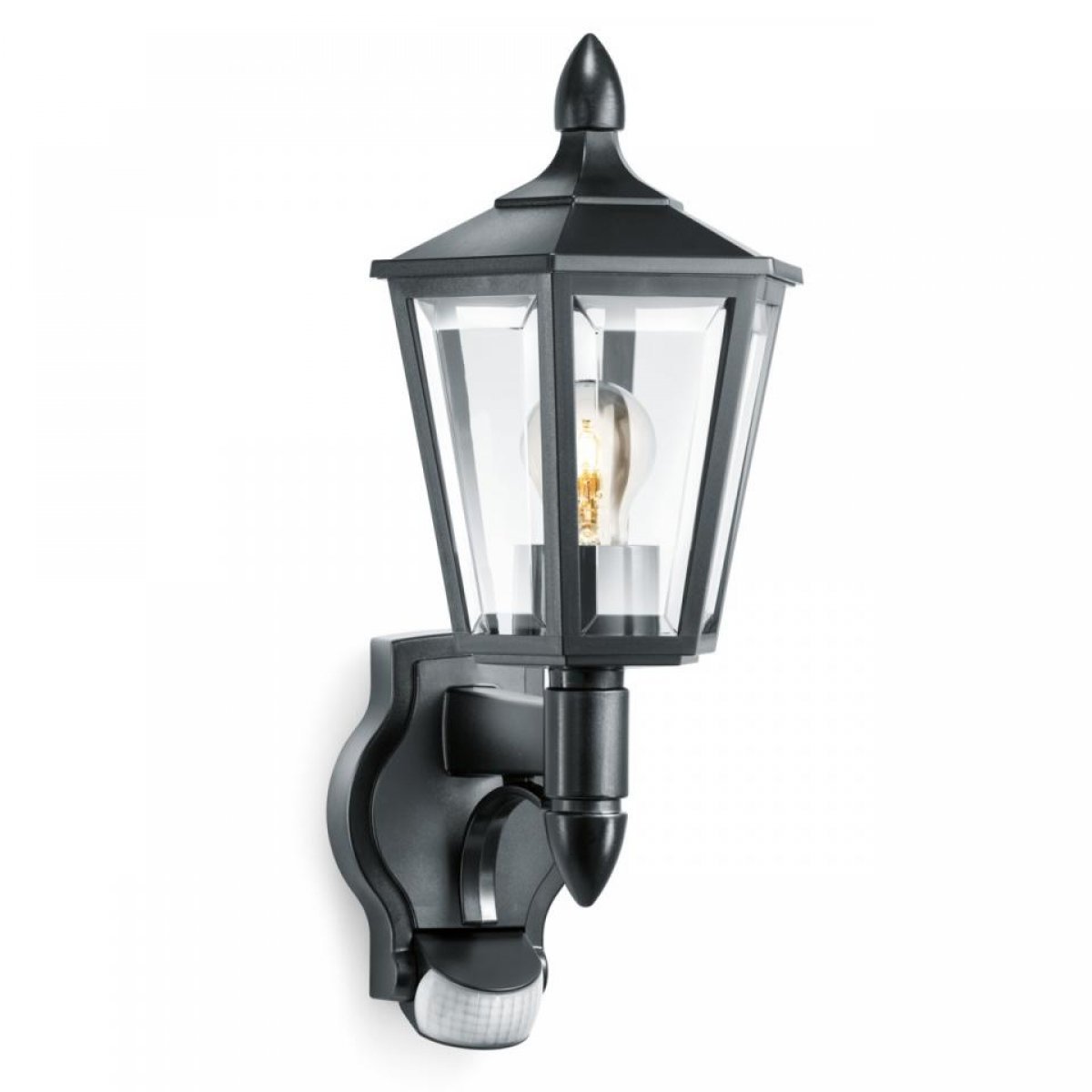 STEINEL No. 617813 Sensor-Außenleuchte L 15 IP44 schwarz --> Lampen