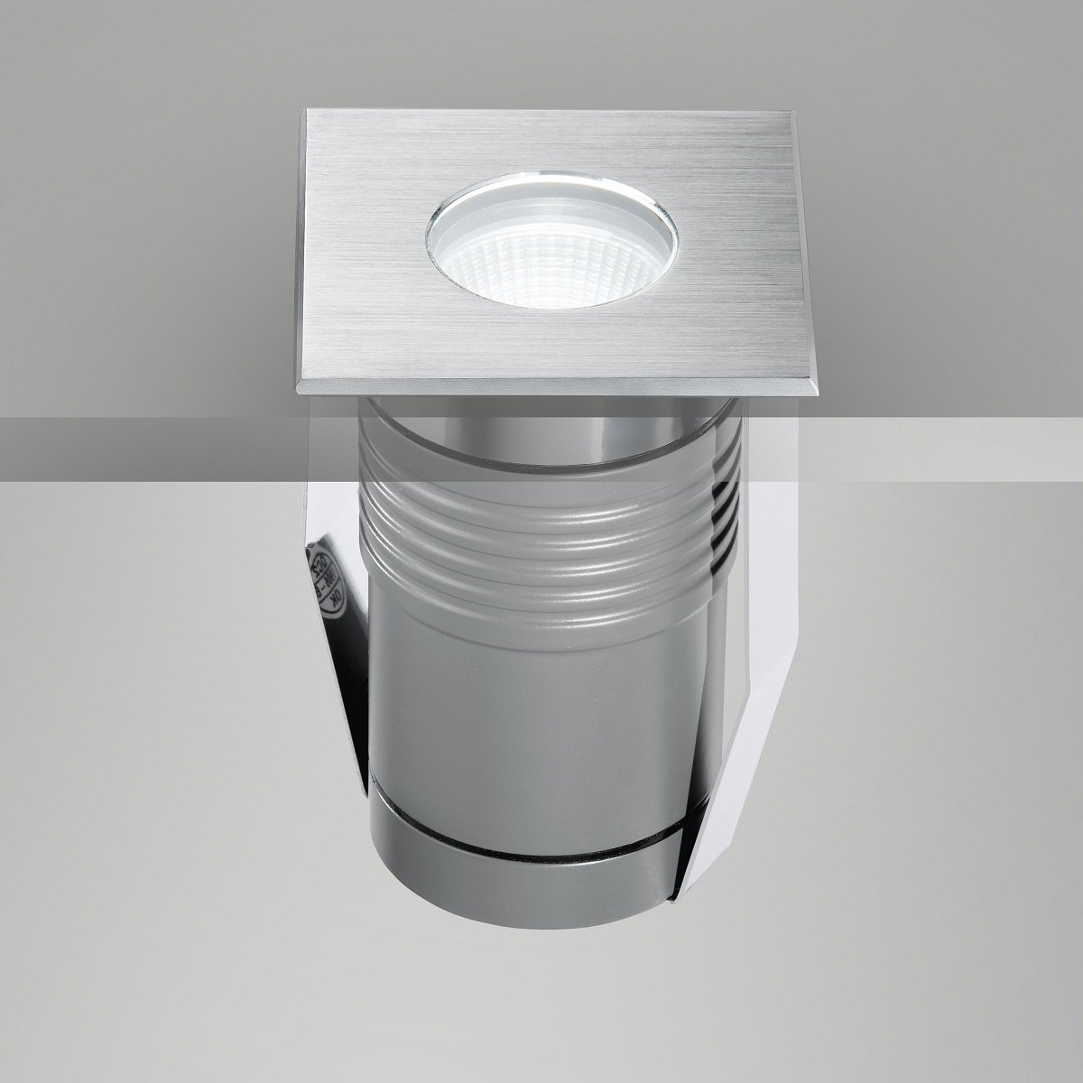 Fabas Luce 6906-02-414 LED Bodeneinbauleuchte Apache 2 eckig 66mm edelstahl IP67