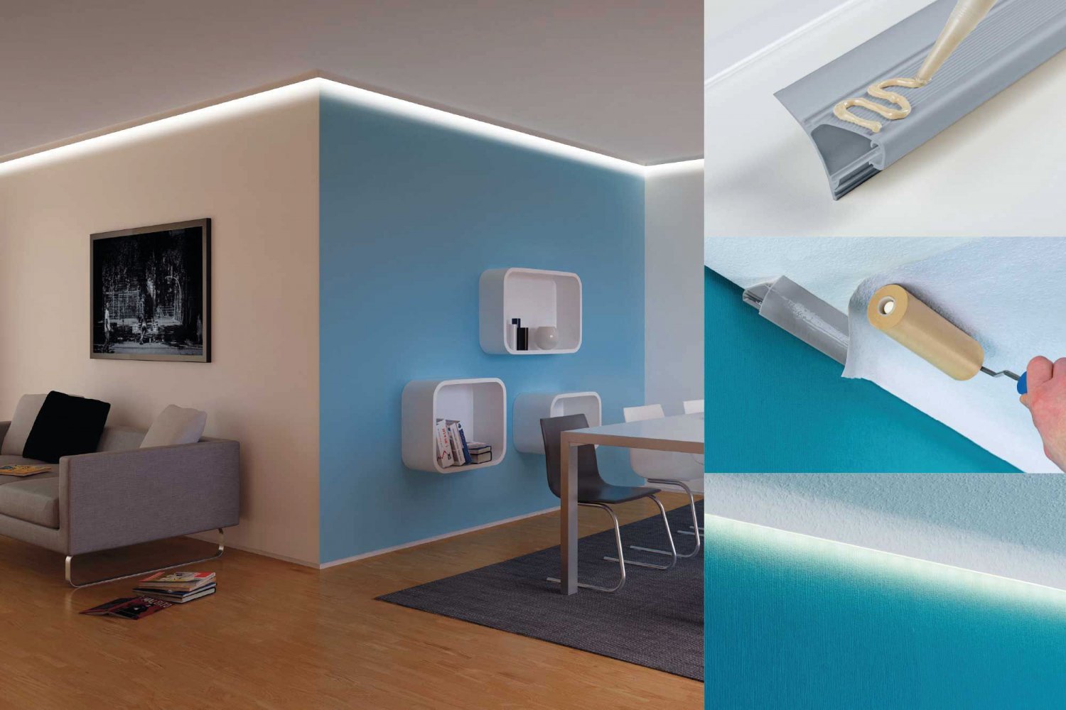 Raumbeleuchtung Corner Profil Inside Edge 2er Pack gesucht ? Hier