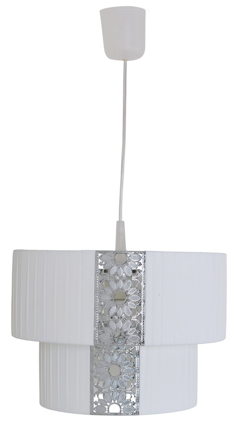 pendelleuchte stoff wei�
