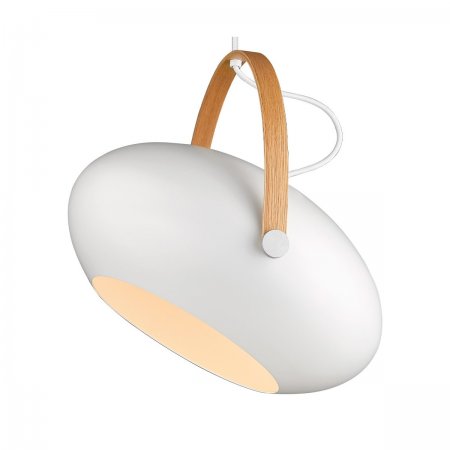 Halo Design No. 734375 LED Pendelleuchte D.C, weiss matt-Eiche Ø 40