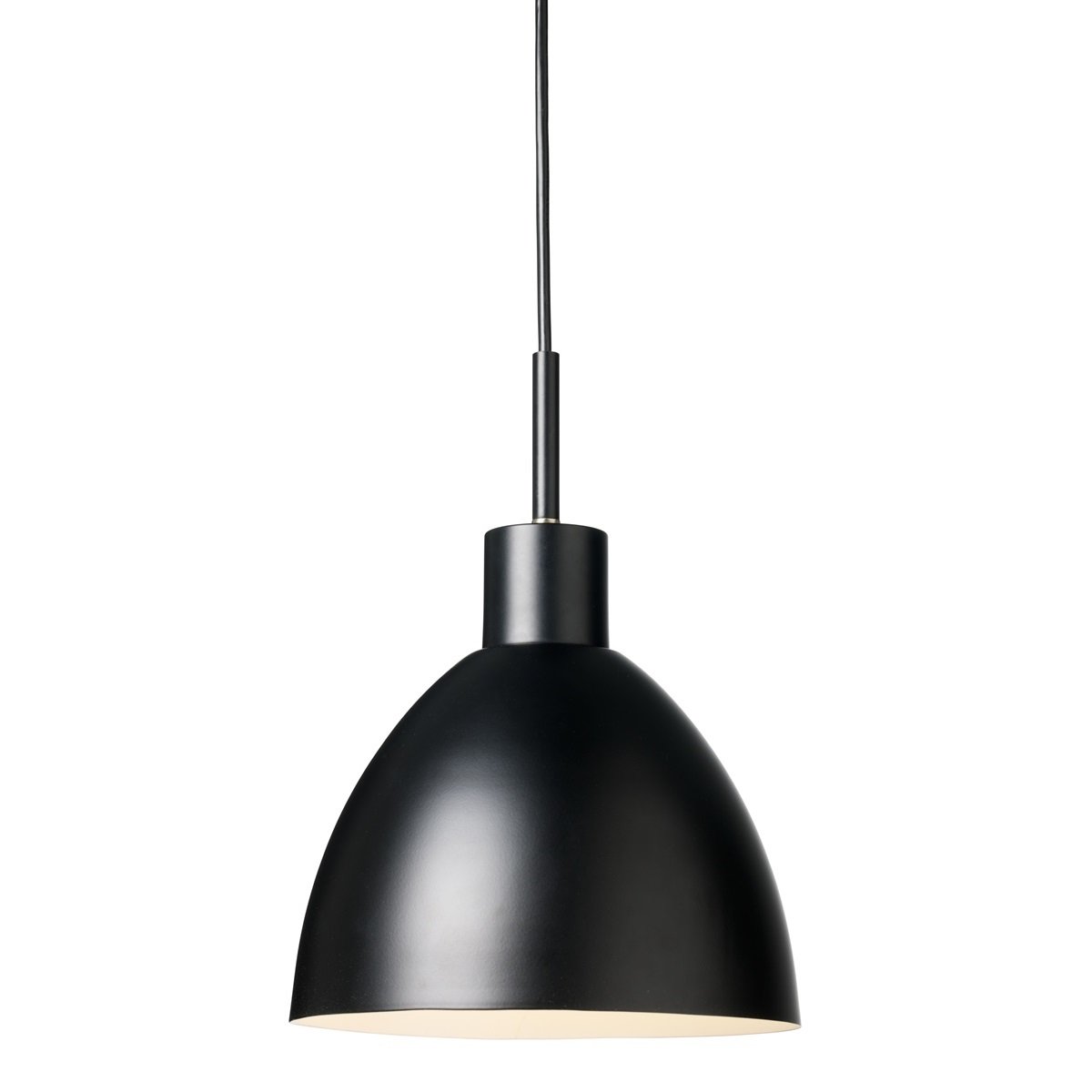 Halo Design 747337 Rock Pendelleuchte Schwarz mit Messing 20cm