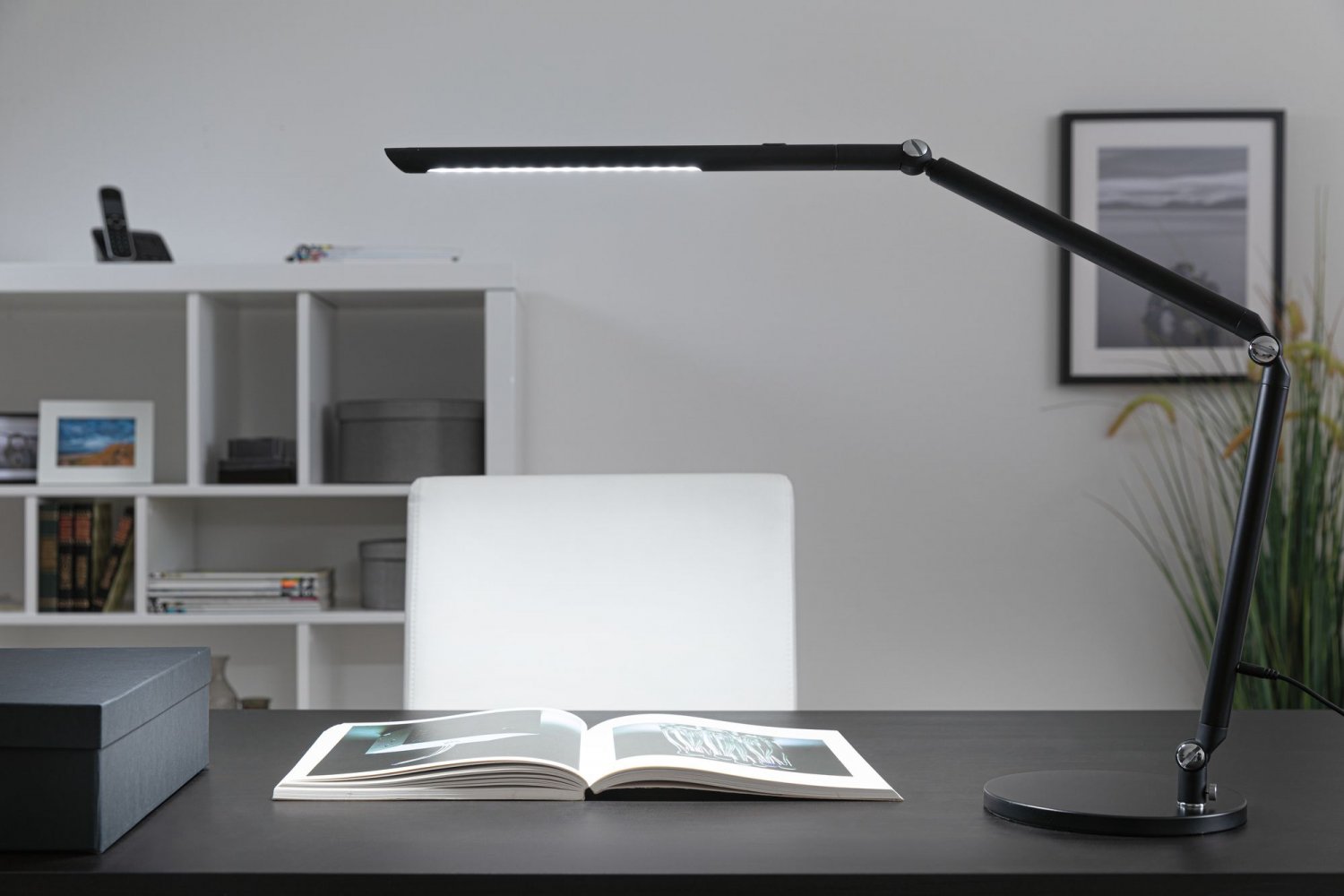 Paulmann No. 78912 LED Schreibtischleuchte FlexBar Schwarz 10,6W ...