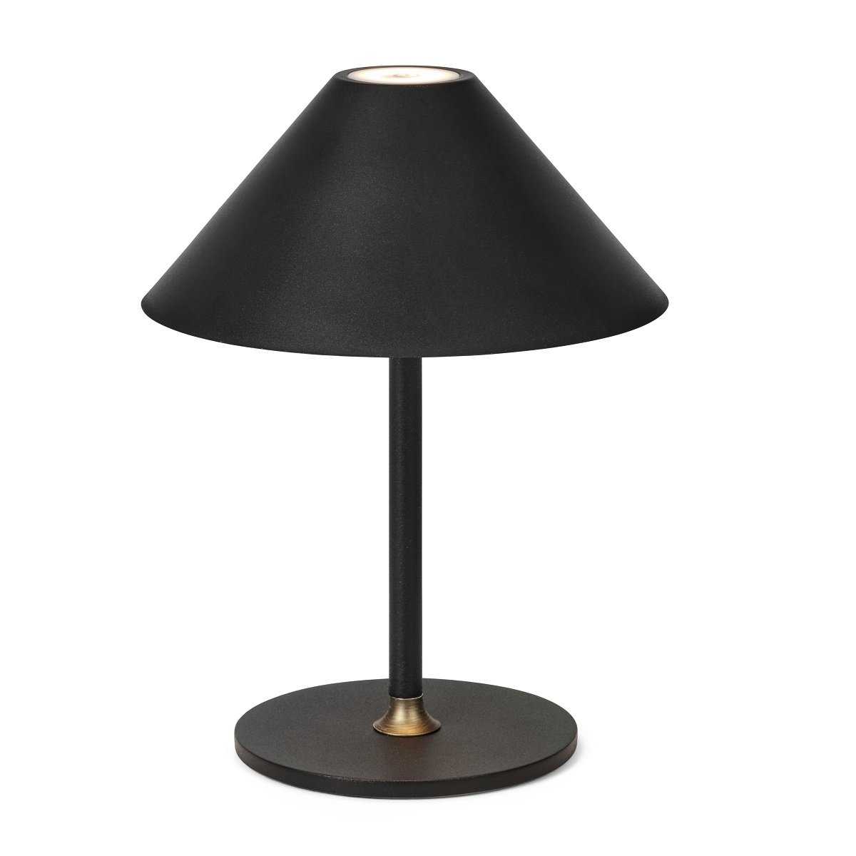 Halo Design 800995 LED Akku Tischleuchte Hygge schwarz 25cm