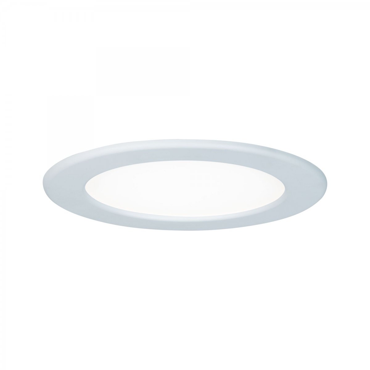 12 W Kunststoff Paulmann Leuchten Paulmann 92077 Einbaupanel eckig Deckenleuchte 12W Licht 4000K Neutralwei/ß LED Panel Chrom matt IP44 spritzwassergesch/ützt inklusive Leuchtmittel Einbauleuchte