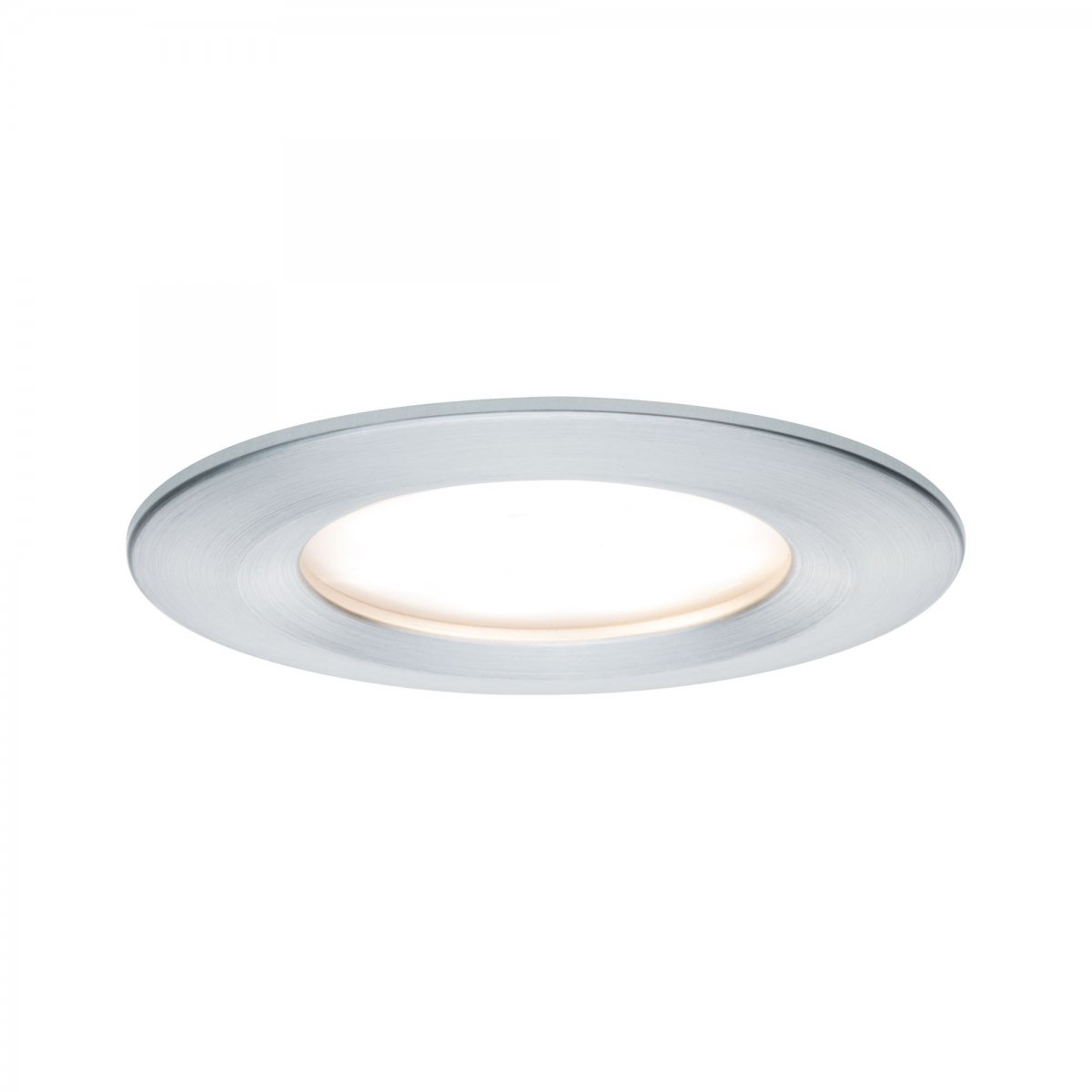 Paulmann No 93497 Einbauleuchte Led Coin Nova Rund 6 5w Alu Gedreht 3 Stufen Dimmbar Ip44