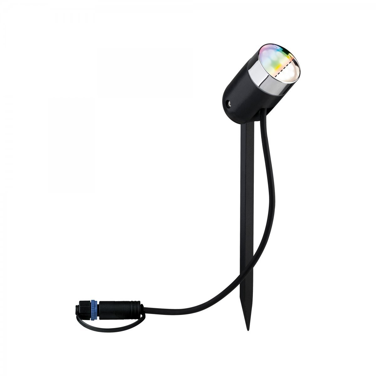 Paulmann Plug /& Shine ZigBee RGBW Spot Pike mit Erdspieß 4W Anthrazit 24V Garten