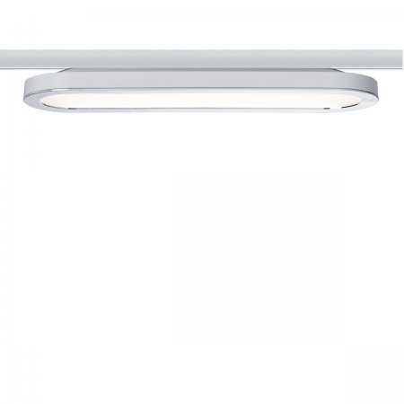 URail System LED Panel Loop 7W aus Aluminium und Kunststoff in weiß