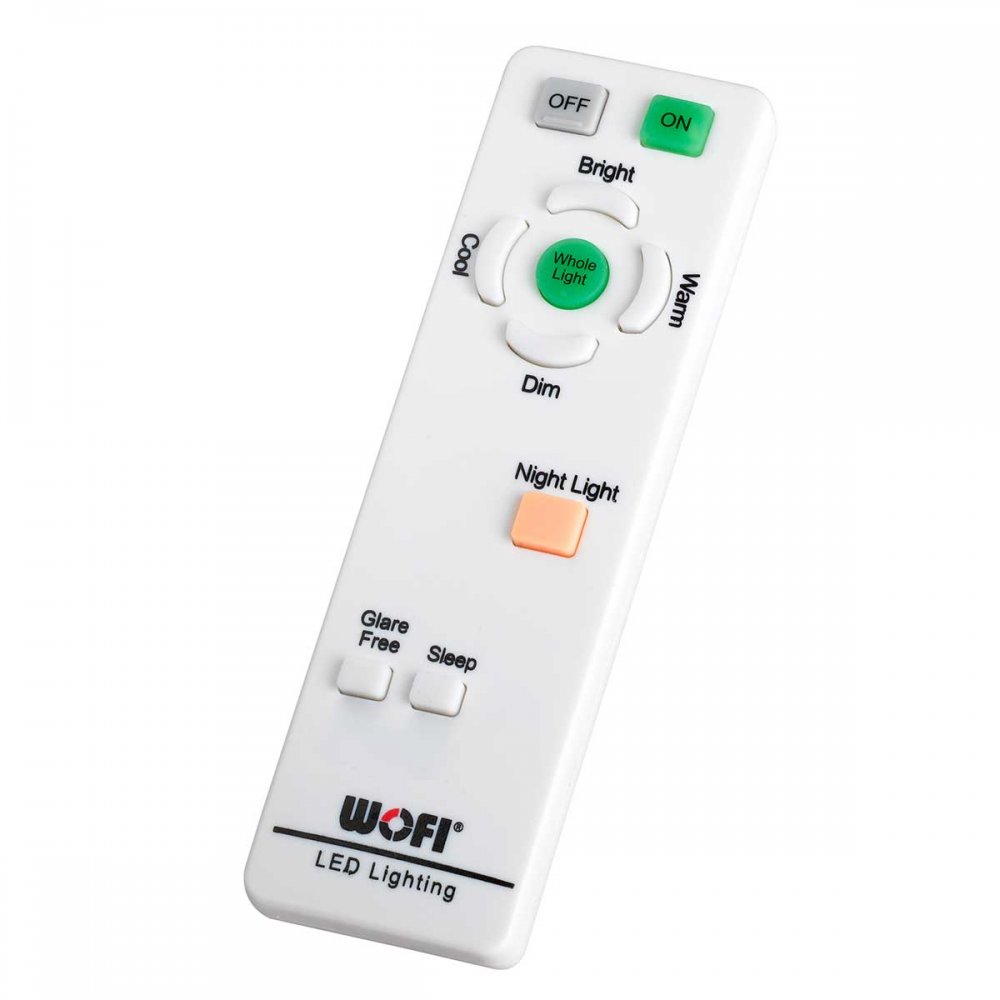 WOFI Leuchten LED Deckenleuchte KIANA Weiß, 1-flammig --> Lampen