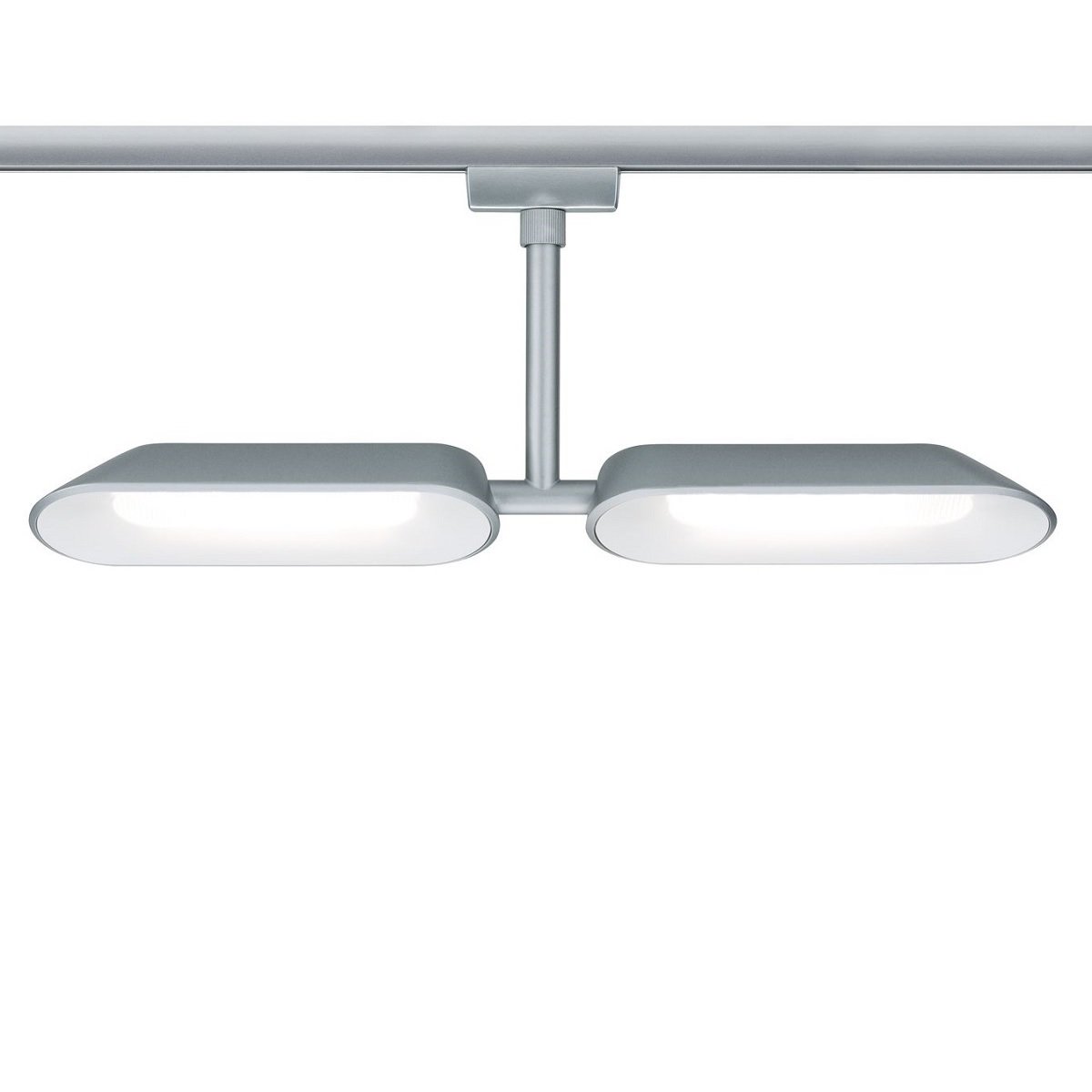 Paulmann No. 95469 URail LED Spot Dipper 2 x 8 Watt Chrom matt, Weiß