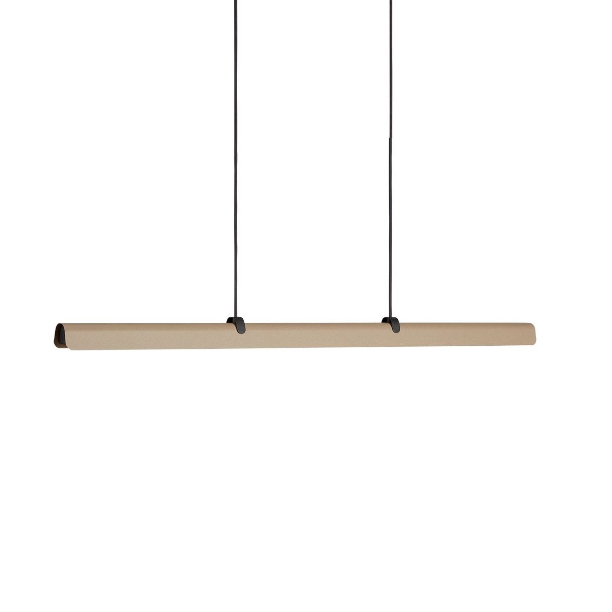 BELID Fold linear G2 LED Pendelleuchte sand dimmbar