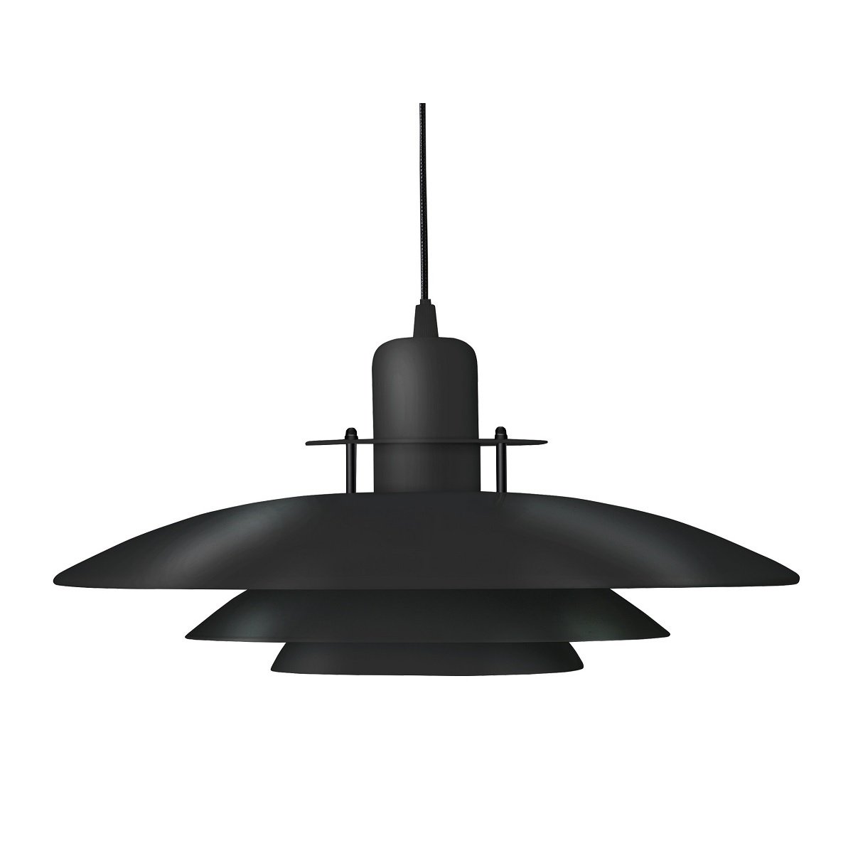 BELID Leuchten No. 121307 E27 Pendelleuchte Primus I schwarz 43cm
