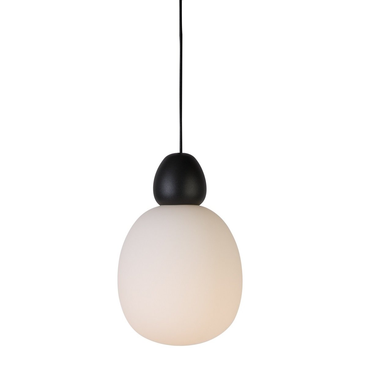 BELID Leuchten No. 142186389 Pendelleuchte Buddy Schwarz Opal E14