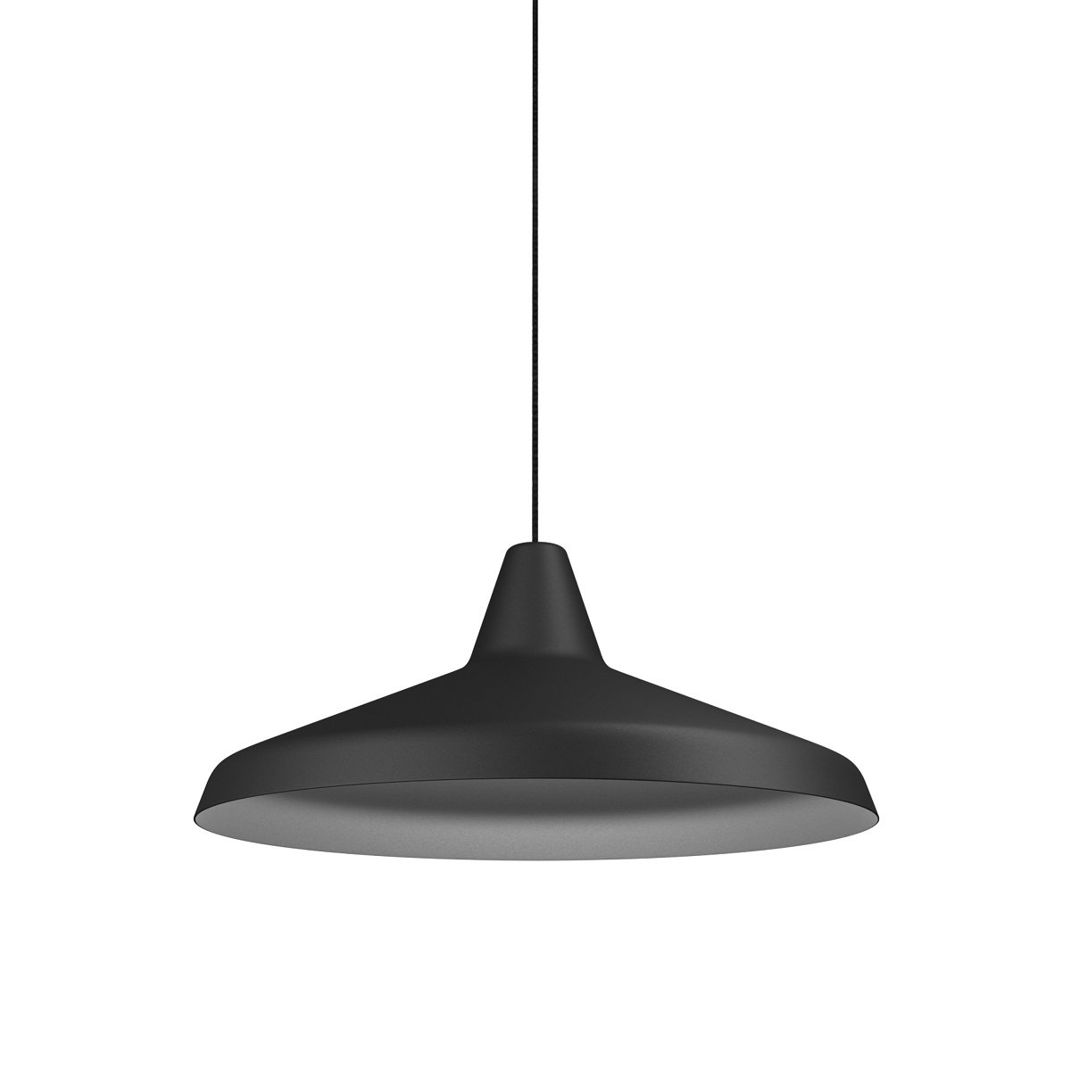 BELID Leuchten No. 1809086 Pendelleuchte Titan Schwarz 40cm E27