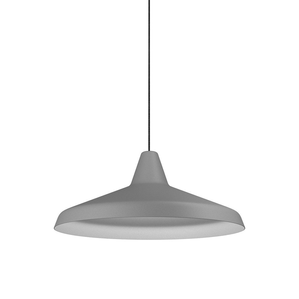 BELID Leuchten No. 1809215 Pendelleuchte Titan Grau 40cm E27