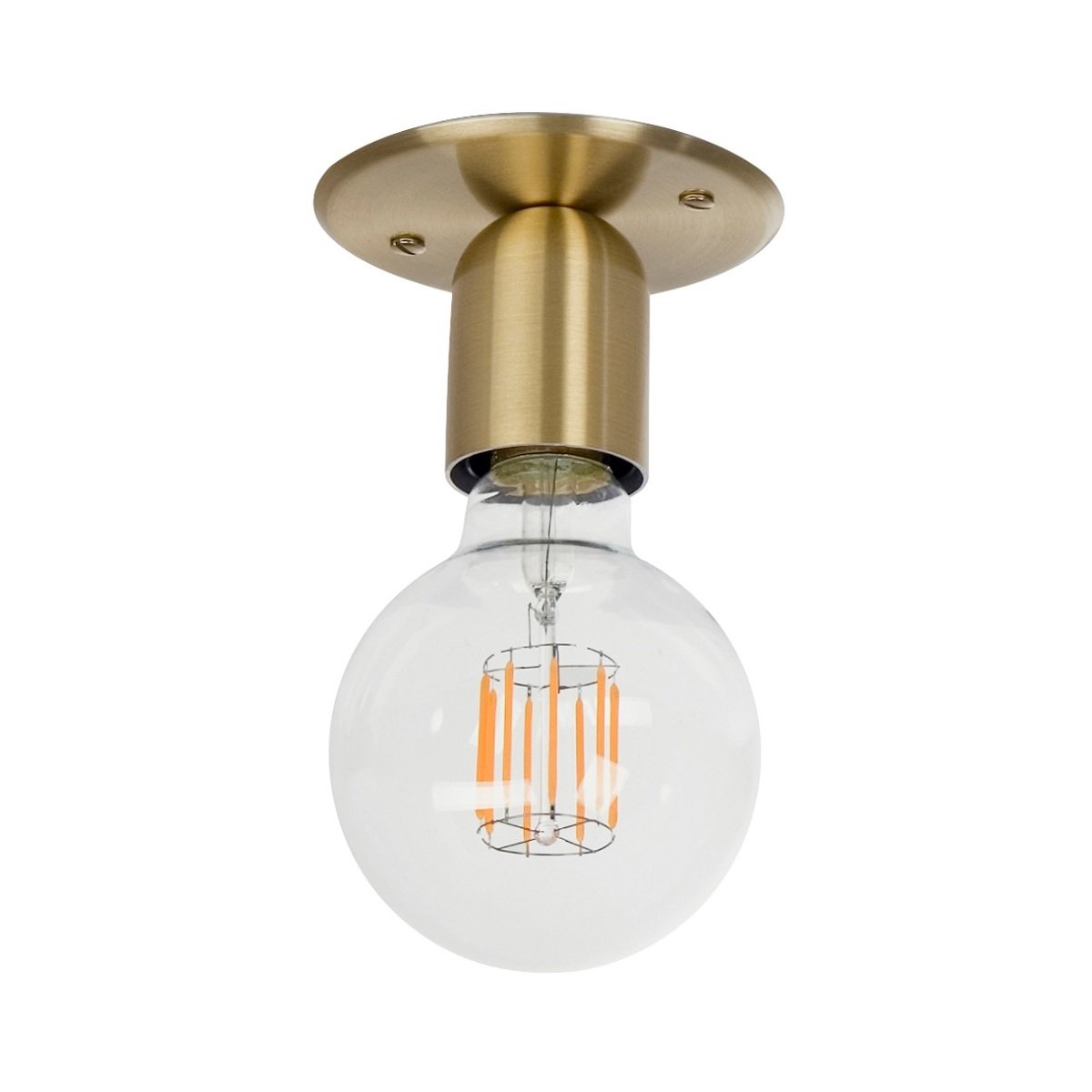 BELID Leuchten No. 202510 Wand- und Deckenleuchte Regal Messing 1-flammig E27