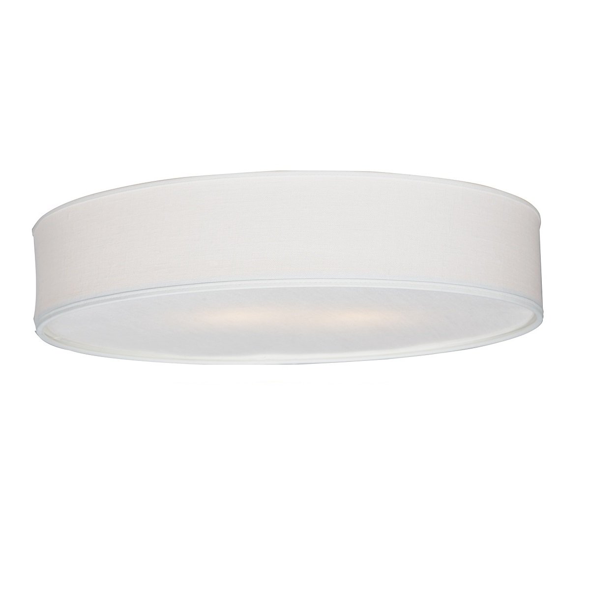 BELID Leuchten No. 2152252 Deckenleuchte Soft 3-flammig Leinen Weiss 50cm E27
