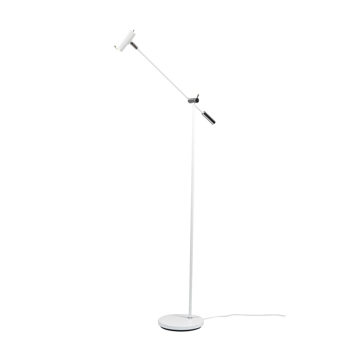 BELID Leuchten No. 375336 Stehleuchte Cato Weiss GU4 134cm dimmbar