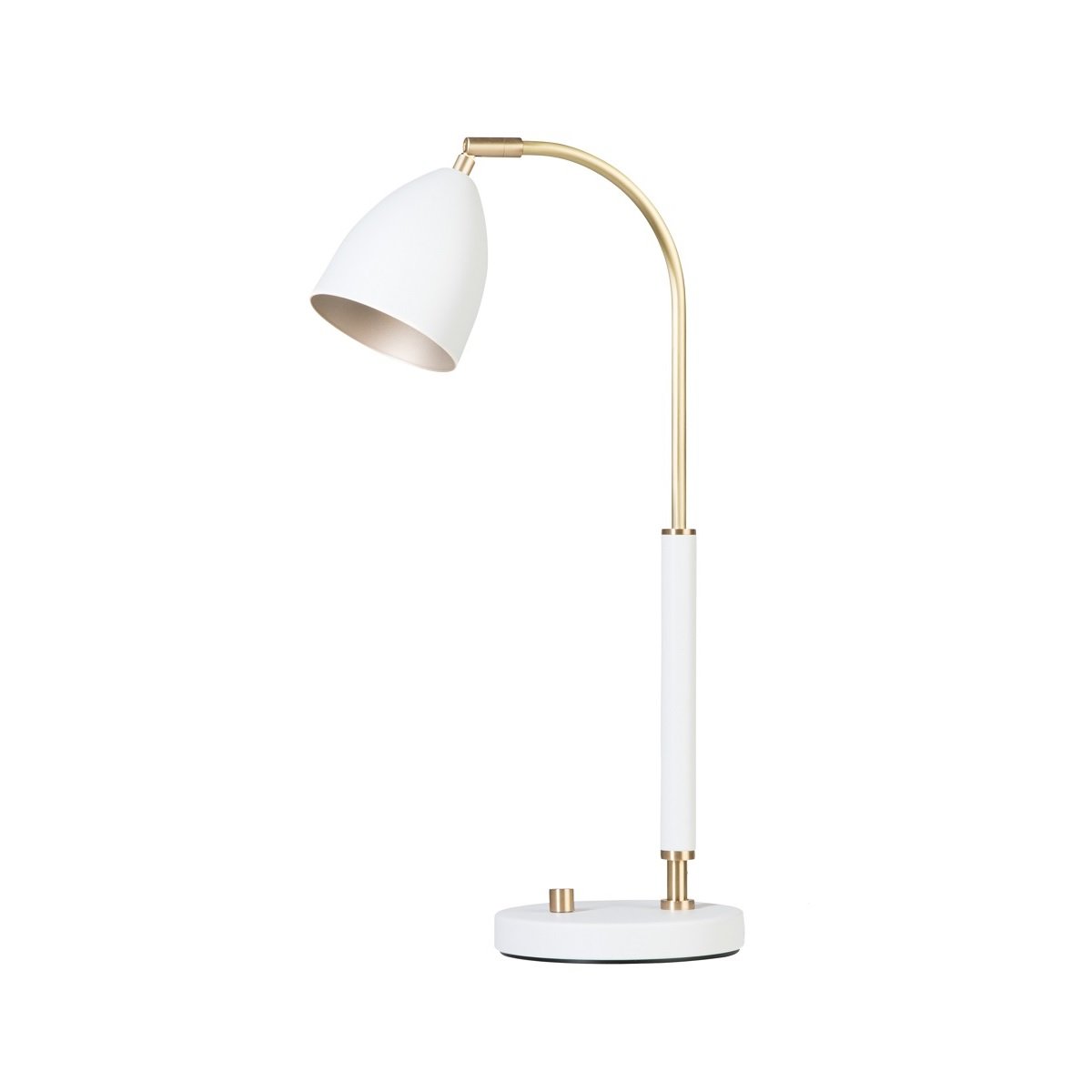 BELID Leuchten No. 407691 Tischleuchte Deluxe LED Weiss Messing
