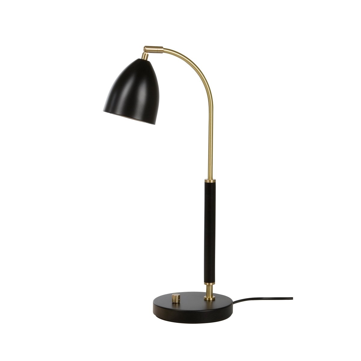 BELID Leuchten No. 407693 LED Tischleuchte Deluxe schwarz messing 50,7 cm