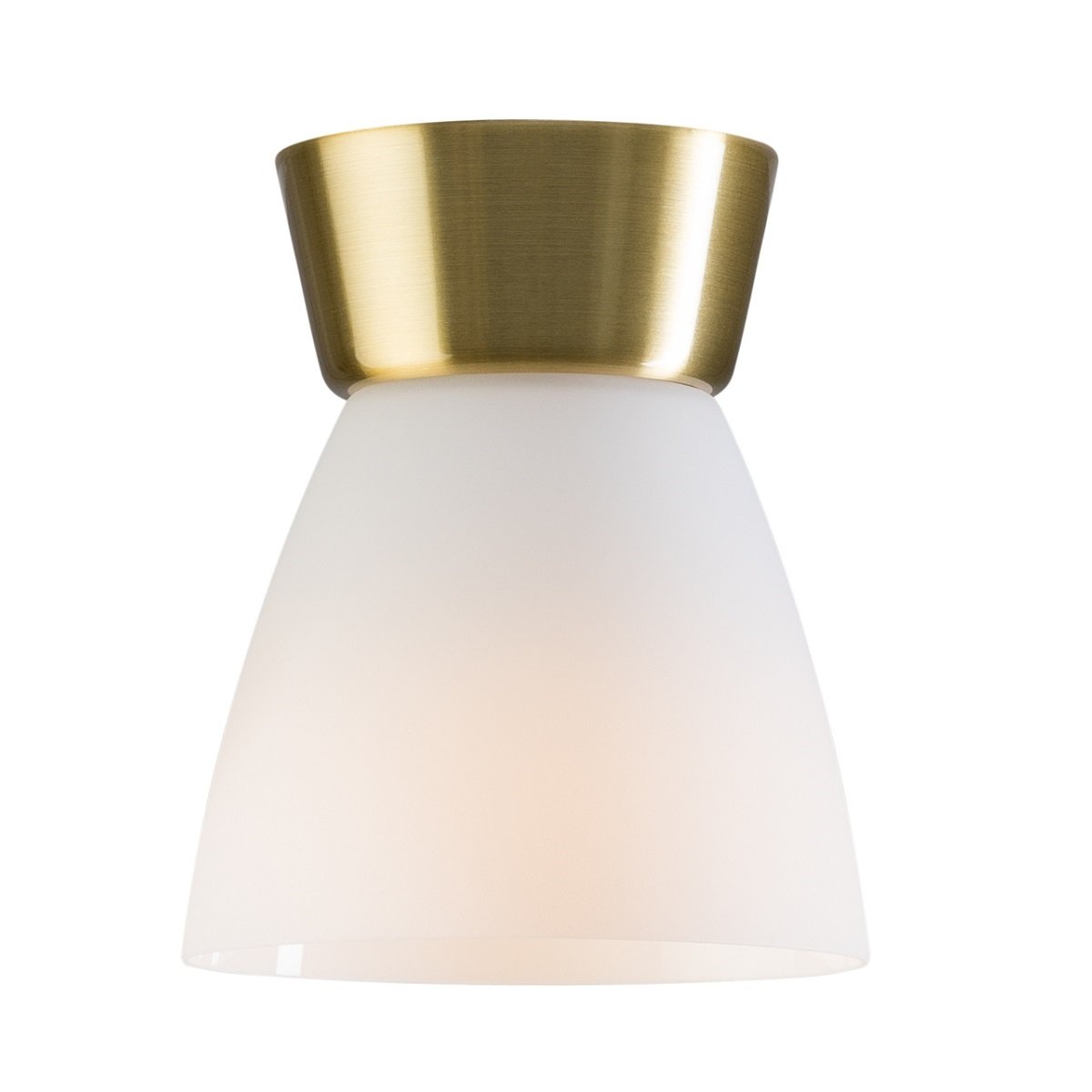 Belid Bizzo Deckenleuchte messing Glas opal E27
