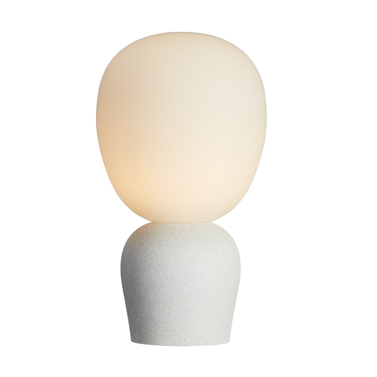 Belid Buddy Tischleuchte muschelfarben Glas opal G9