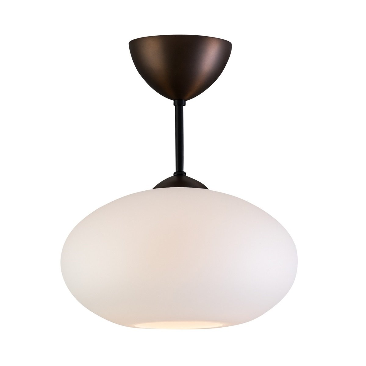 Belid Bullo Deckenleuchte 270mm kupferfarben Glas opal E27