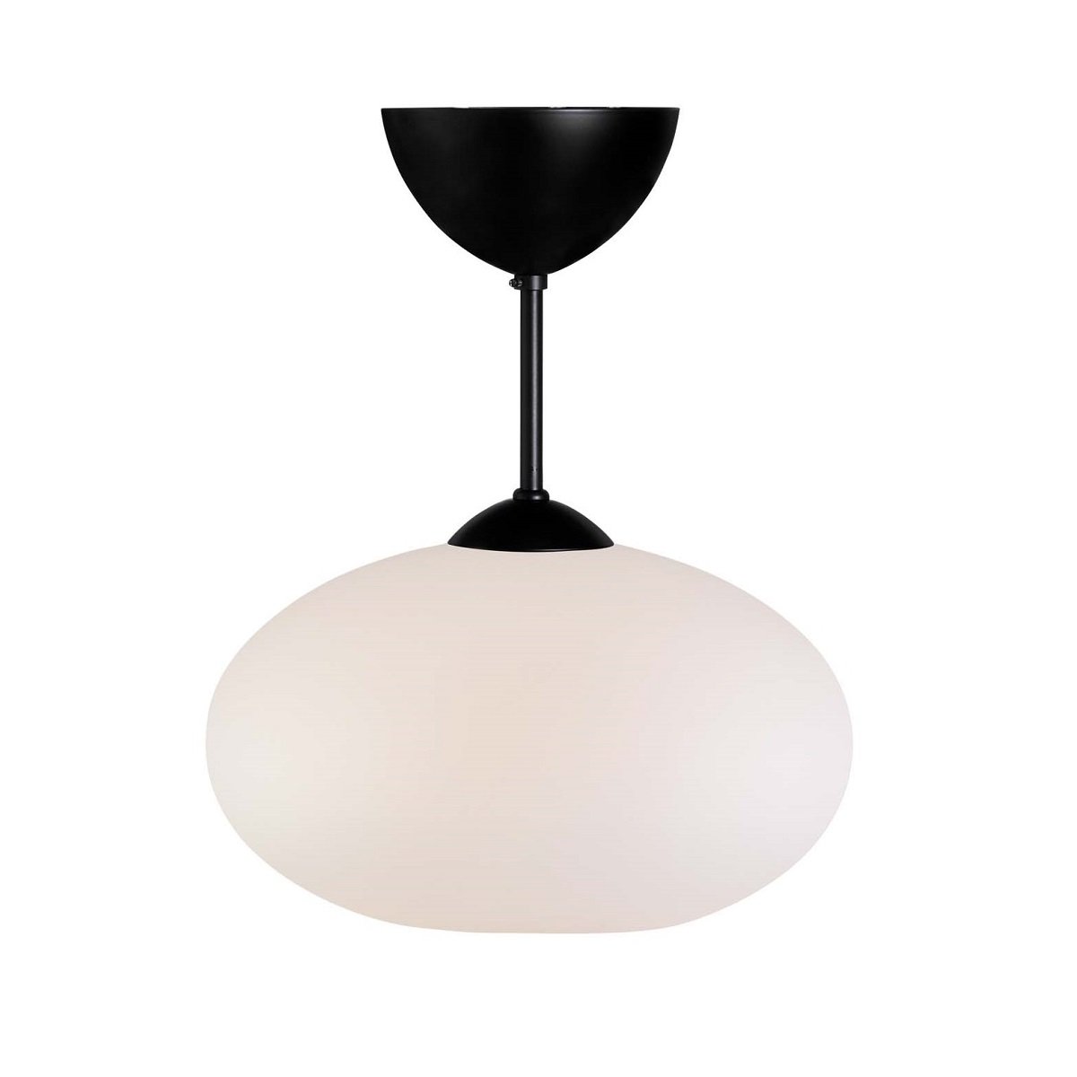 Belid Bullo Deckenleuchte 270mm schwarz matt Glas opal E27