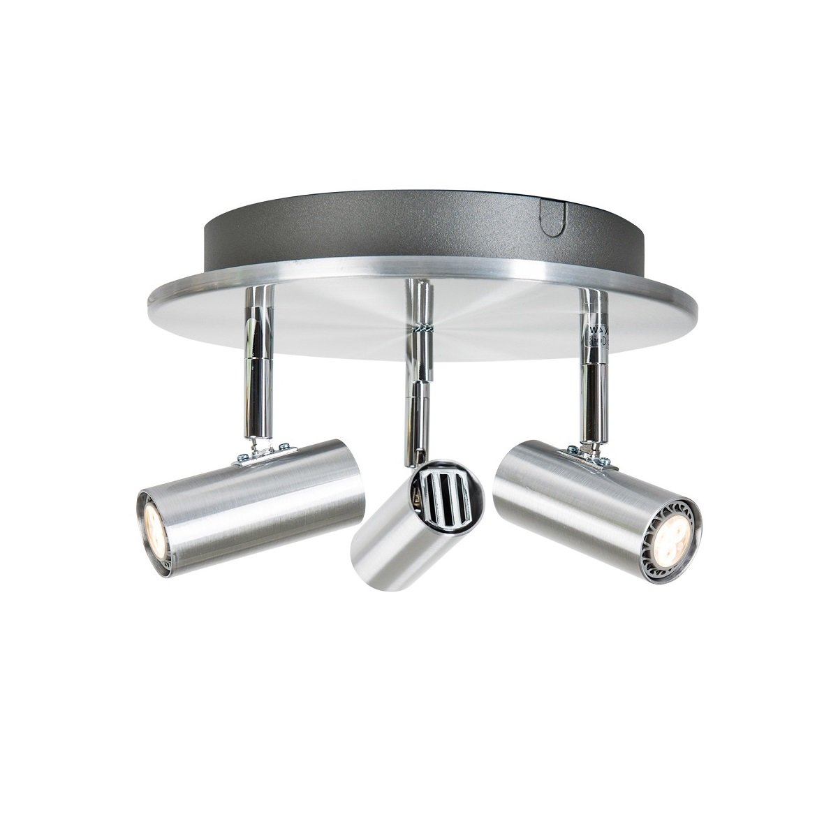 Belid Cato Deckenleuchte Spotrondell 3-flammig aluminium GU4