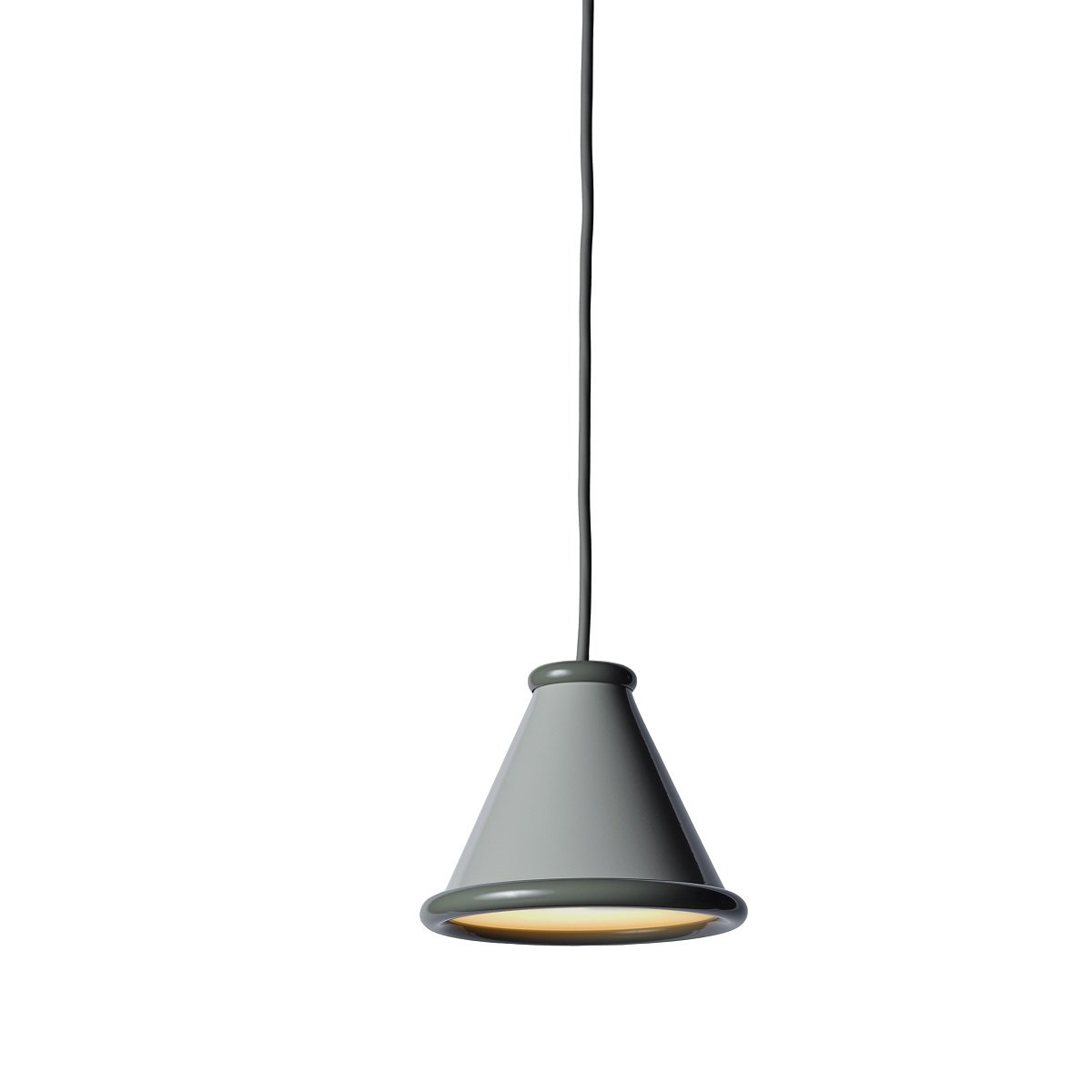 Belid Pendelleuchte Belle 15cm Kieselgrau Moosgrau 2700K