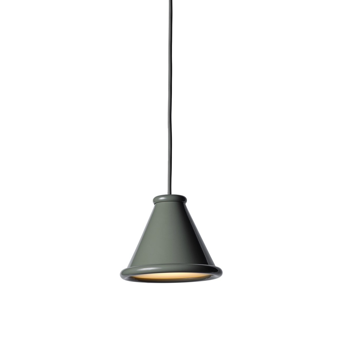 Belid Pendelleuchte Belle 15cm Moosgrau 2700K
