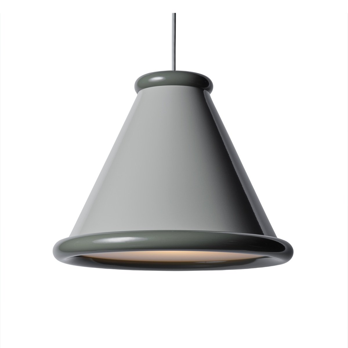 Belid Pendelleuchte Belle 36cm Kieselgrau Moosgrau 2700K