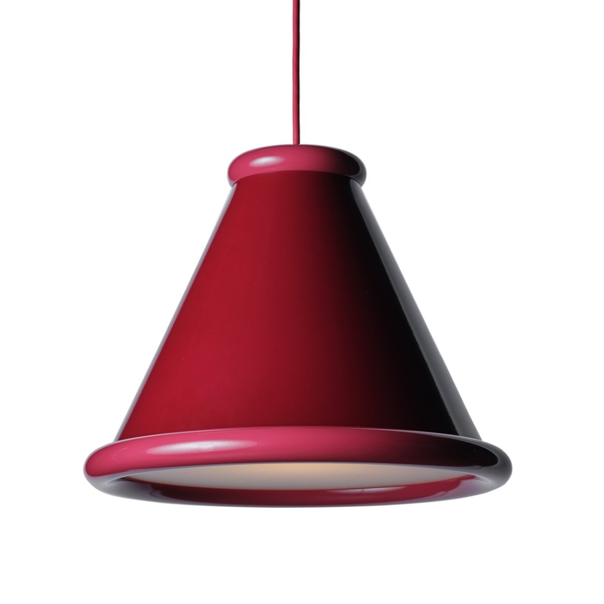 Belid Pendelleuchte Belle 36cm Weinrot Rotviolett 2700K