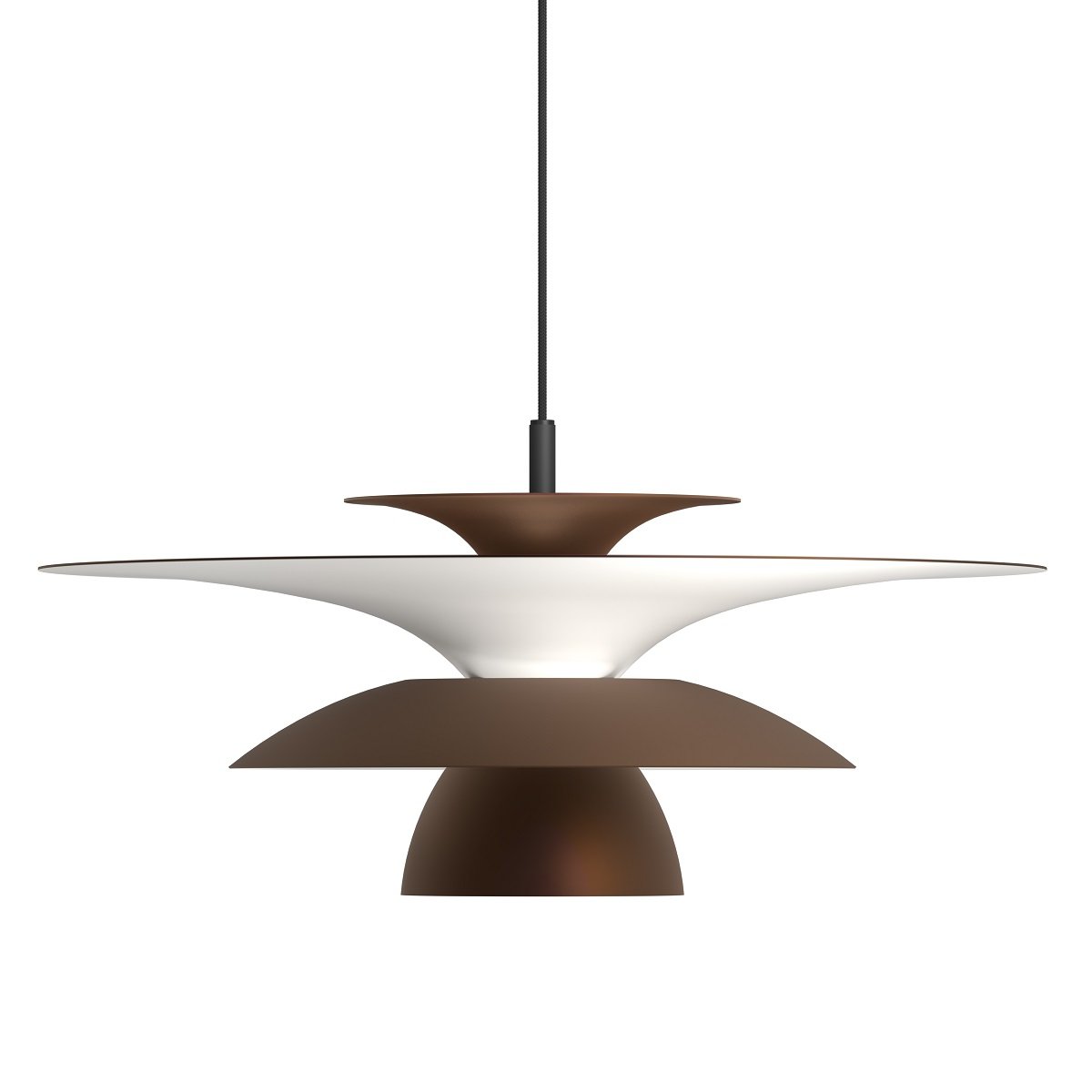 Belid Picasso Pendelleuchte 50cm oxid braun G9