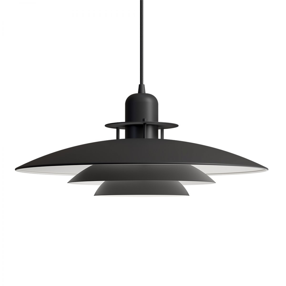 Belid Primus V Pendelleuchte matt schwarz 475mm E27