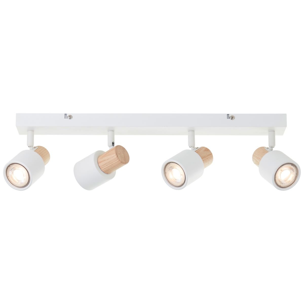 Brilliant AG Leuchten 10147-75 Pini Spotbalken 4-flammig wei� holz