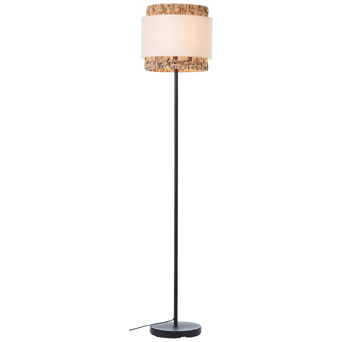 Leuchten Lampen Waterlilly AG kaufen Leuchten 94552-09 160cm weiß & im Shop natur Standleuchte Brilliant --> online