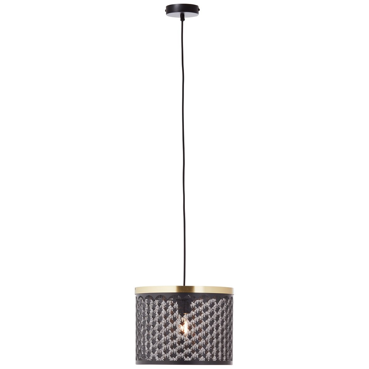 Brilliant AG Leuchten 99281-86 Neolia Pendelleuchte schwarz gold
