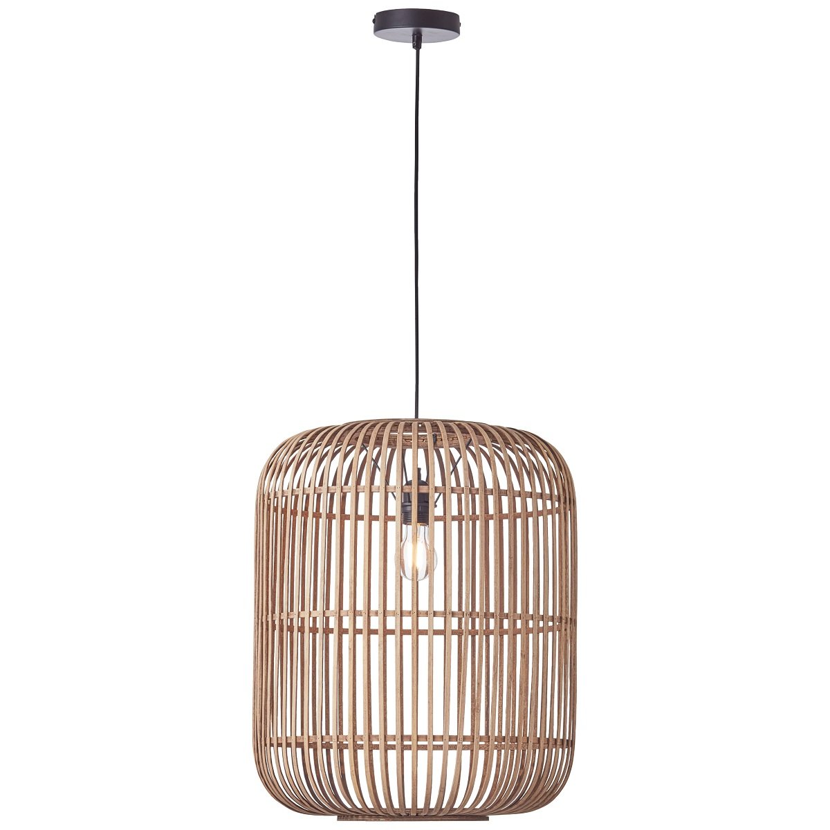 Brilliant AG Leuchten 99404-20 Woodrow Pendelleuchte 45cm hellbraun
